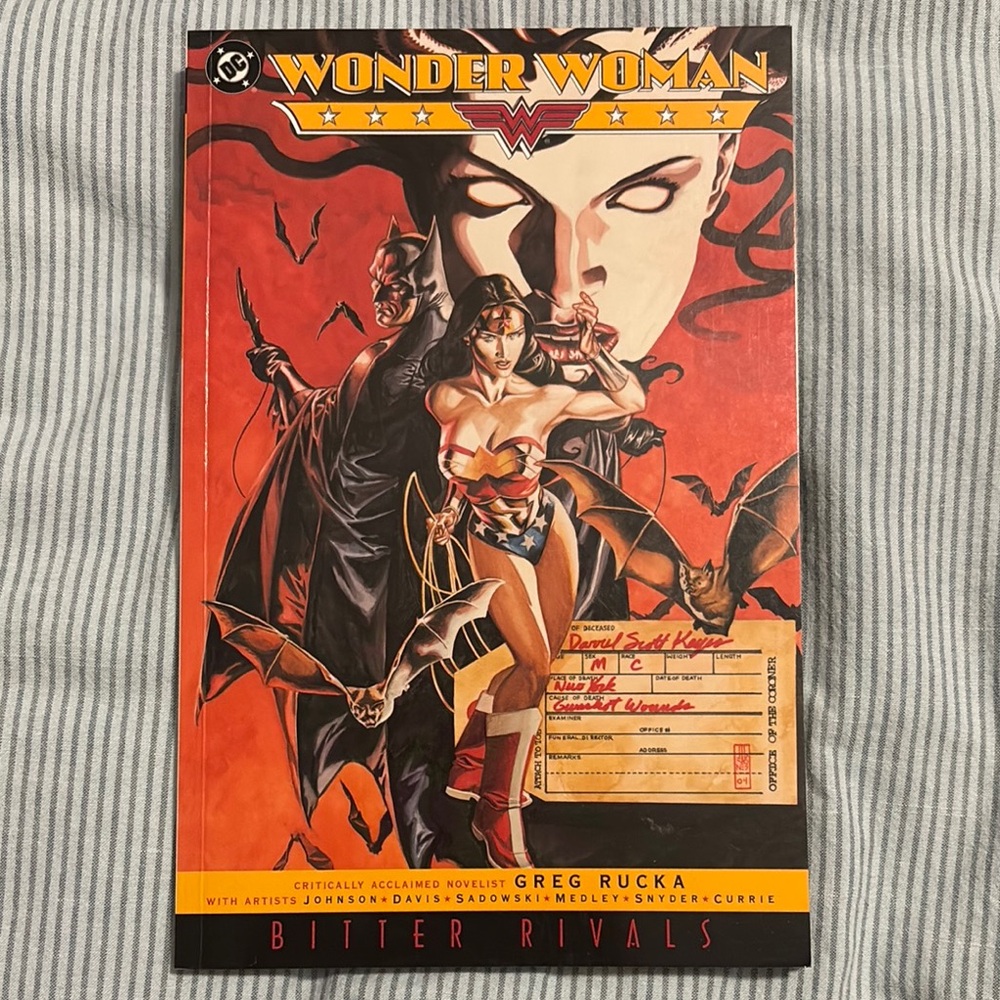 Wonder Woman: Bitter Rivals Comic Book Graphic Novel ©️2004